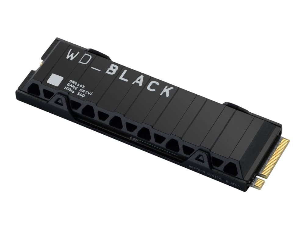 WD_BLACK SN850X NVMe SSD WDBB9H0020BNC - SSD - 2 TB - sisäinen - M.2 2280 - PCIe 4.0 (NVMe) - integroitu jäähdytyselementti - musta