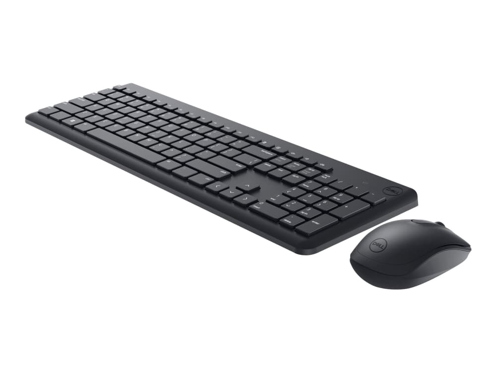 DELL KM3322W, Täysikokoinen (100 %), Langaton RF, Musta, Sisältää hiiren