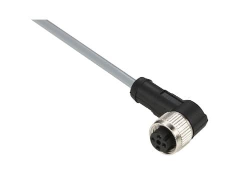Anturikaapeli PVC M12 M12 4-nastainen naaras kulmikas 10 metriä XZCPV1241L10 XZCPV1241L10