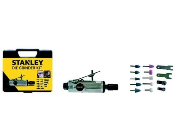 Stanley 160153XSTN, Suora hiomakone, Musta, Hopea, 25000 RPM, 170 l/min, 6.35 (1/4), 6 bar