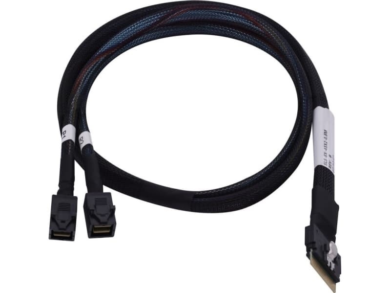 Microchip Technology 2304900-R, 0,8 m, SlimSAS ×8 (SFF-8654), 2MiniSAS HD ×4 (SFF-8643), Lige, Lige, Lajittelu