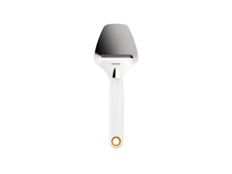 Fiskars kovan juuston leikkuri, ruostumatonta terästä/muovia, leikkuuleveys: 6 cm, Functional Form, valkoinen, 1016129