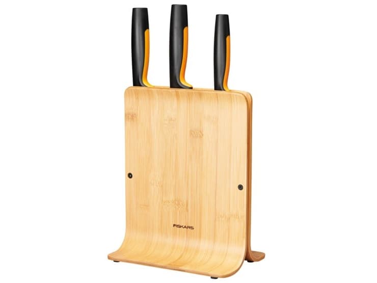 Fiskars Functional Form Bambu veitsikotelo 3 veitselle, 1057553