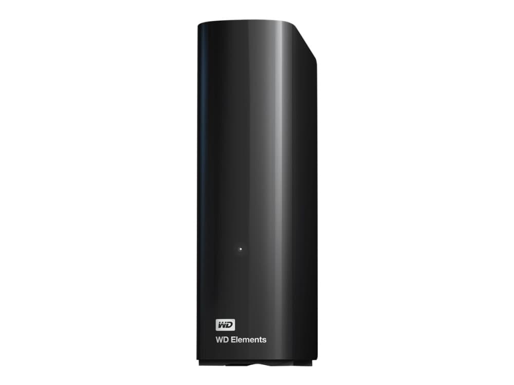 Western Digital Elements Desktop hard drive, 20000 GB, 2.0/3.2 Gen 1 (3.1 Gen 1), Musta