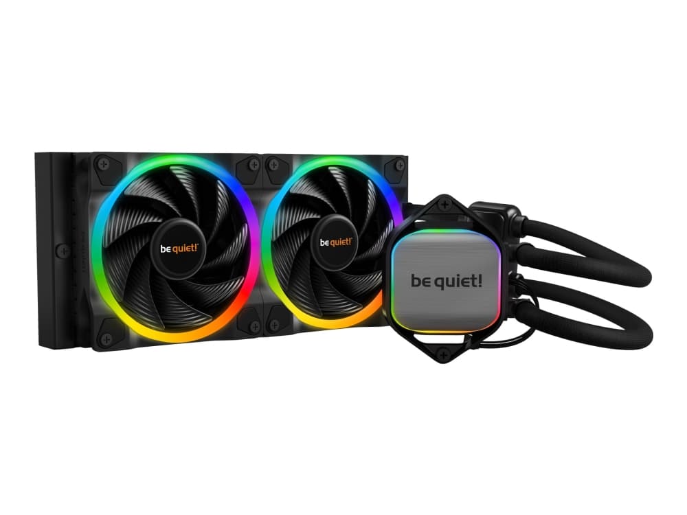 be quiet! Pure Loop 2 FX - Prosessorin nestejäähdytysjärjestelmä - 240mm - (seuraaville: LGA1155, LGA2011, LGA1150, LGA2011-3, LGA1151, LGA2011 (Square ILM), LGA2011-3 (Square ILM), AM4, LGA2066, LGA1200, LGA1700, AM5) - kupari - 120 mm - kaikki musta