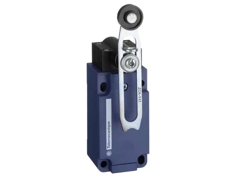 Schneider Electric Positionsschalter IP65 XCKS141H29, Ledningsført, Termoplast, IP67, IK05, Sort, Blå, Grå, CSA UL CCC IEC 60947-5-1 UL 508 EN 60947-5-1 EN 60204-1 CSA C22.2 No 14 IEC 60204-1 CENELEC EN 50041