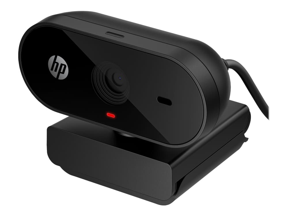 HP 320 FHD -web-kamera, 1920 x 1080 pikseliä, Full HD, 30 fps, USB, Musta, Klipsi/jalusta
