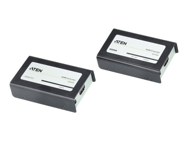Aten VE800A, AV receiver, Cat5,Cat6,Cat6a, Metal, Black, Wired, 0 - 50 °C