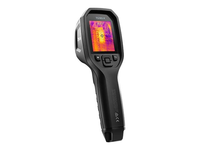 FLIR TG165-X, -25 - 300 °C, 80 x 60 pikseliä, 4 GB, 2/3, Musta, LCD