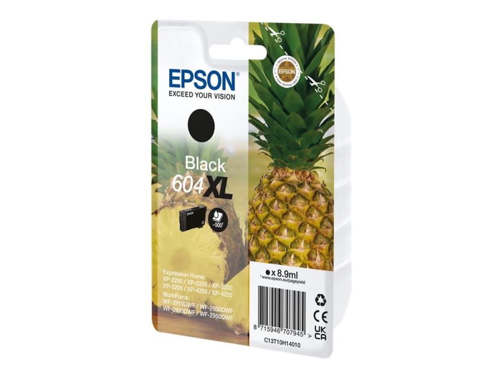 Epson 604XL, Korkea (XL) värintuotto, 8,9 ml, 1 kpl, Kertapakkaus
