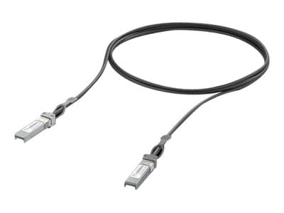 Ubiquiti Networks UACC-DAC-SFP10-1M, 1 m, SFP+, SFP+, Hanstik/Hanstik, Sort, 10 Gbit/sek.