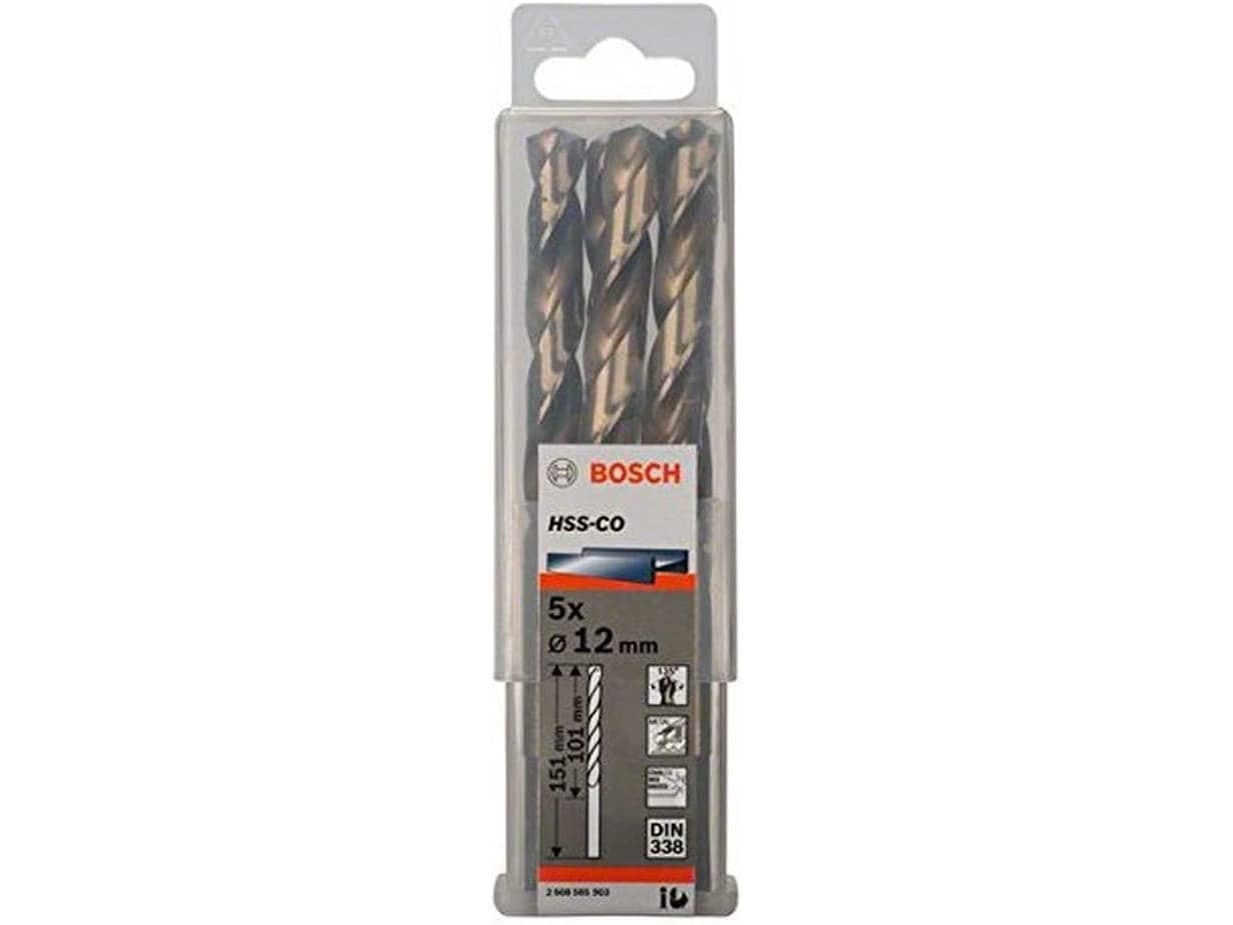 Bosch METALBOR HSS-CO S 12x151MM 5stk