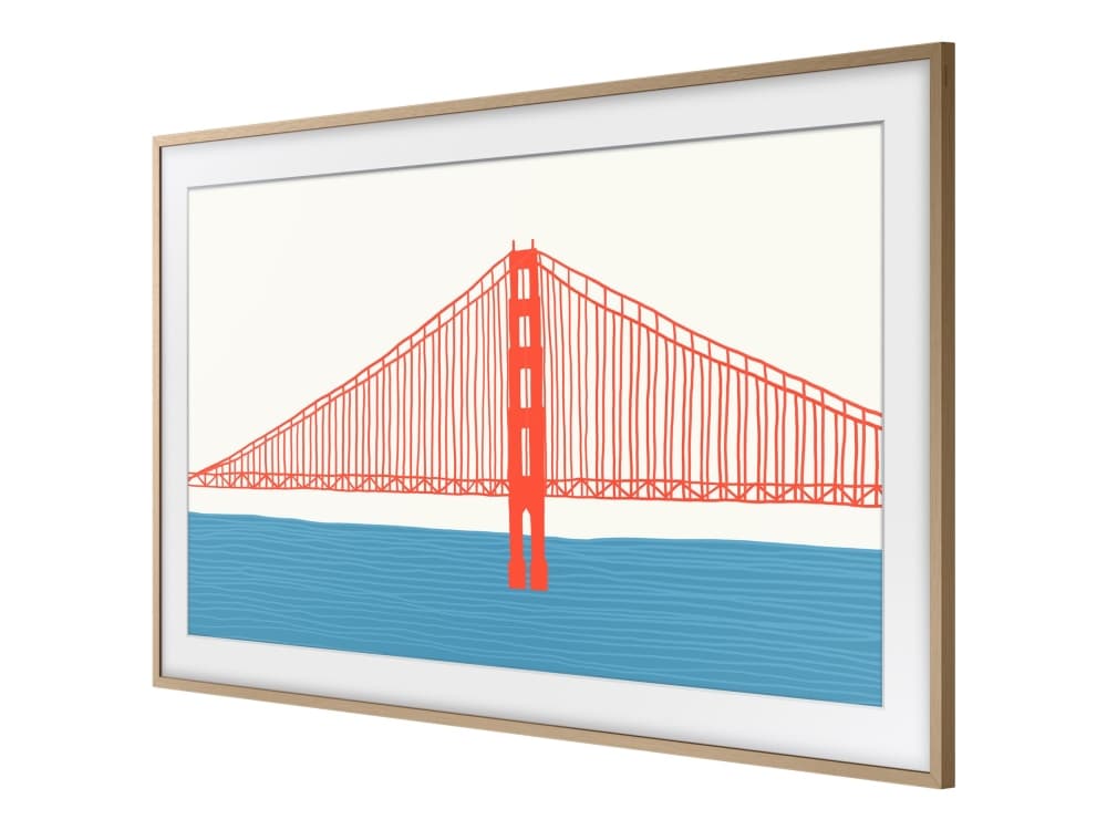 Samsung VG-SCFA85TK, Kehys, Beige, Muovi, Samsung, The Frame LS03A (2021) 85"""" The Frame LS03B (2022-23) 85"""", 730 g