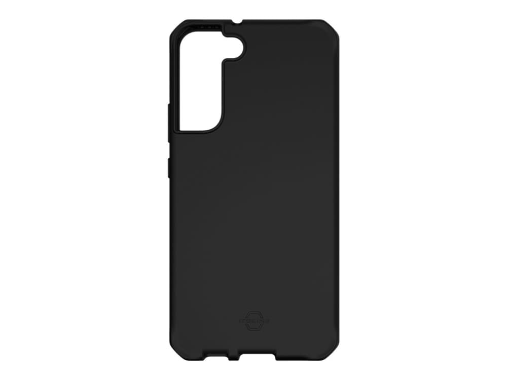 ITSKINS Level 2 Spectrum - Bagsidecover til mobiltelefon - grov - antimikrobiel - sort - for Samsung Galaxy S22+