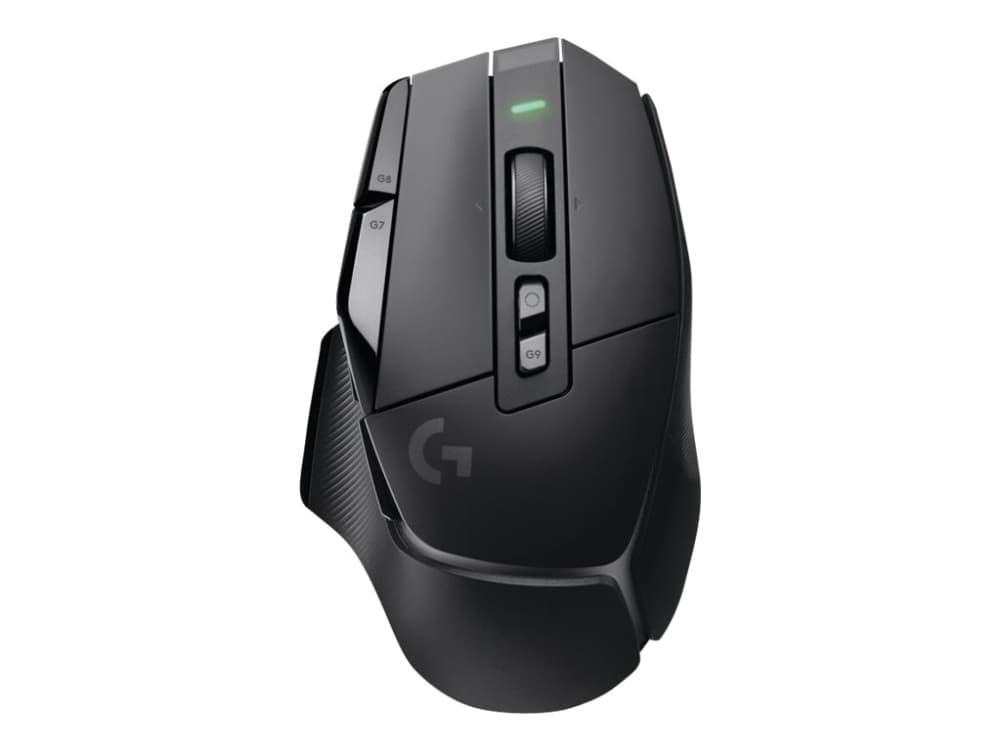 Logitech G502 X Lightspeed - Hiiri - optinen - 13 painiketta (LIGHTFORCE-kytkimet) - Langaton (USB) - Hero 25K -sensori - Logitech LIGHTSPEED-vastaanotin - Musta