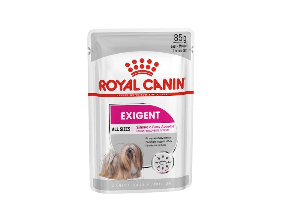 Royal Canin Exigent, Universal, Alla raser, Mini (5 - 10kg), X-Small (<4kg), Kött, 12x85 g