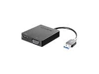 Lenovo Universal USB 3.0 to VGA/HDMI Adapter - Ekstern videosovitin - USB 3.0 - HDMI, VGA - ThinkPad P1 (3rd Gen) P14s Gen 1 P15v Gen 1 P17 Gen 1 T15g Gen 1 T15p Gen 1 T15p Gen 1 -malliin