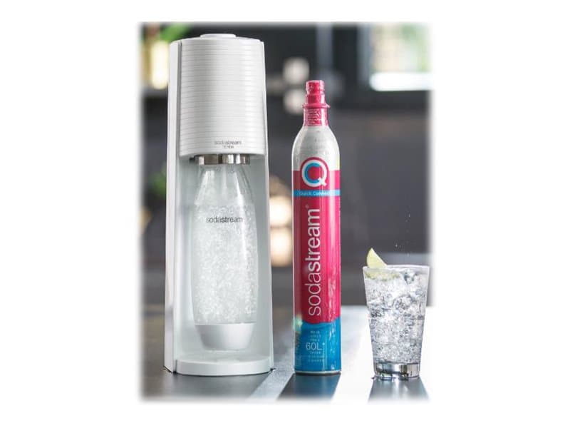 SodaStream Terra, Valkoinen, Muovi, 1 L, 60 L, 134 mm, 198 mm