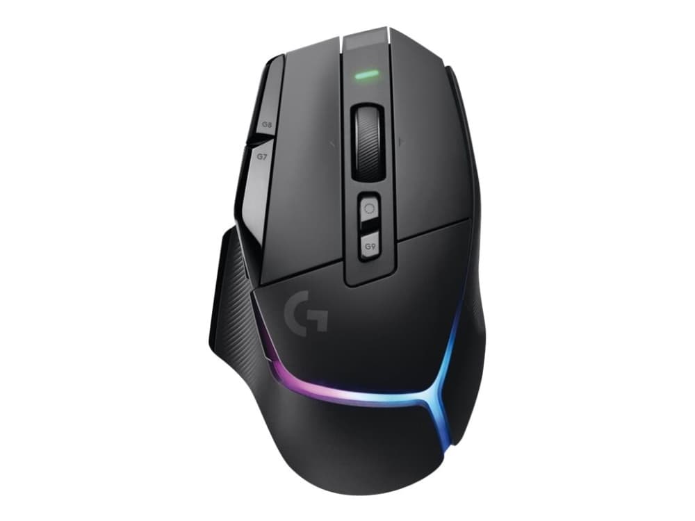 Logitech G502 X Plus - Hiiri - optinen - 13 painiketta (LIGHTFORCE-kytkimet) - Langaton (USB) - Hero 25K -sensori - Lightsync RGB - Logitech LIGHTSPEED-vastaanotin - Musta
