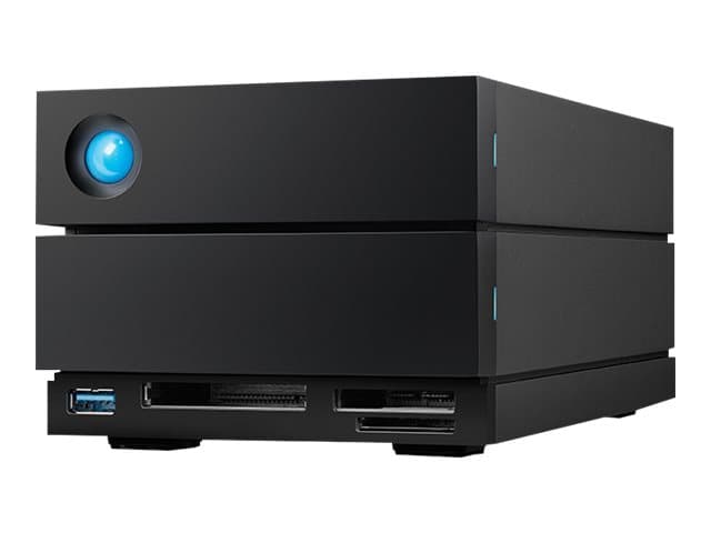 LaCie 2BIG DOCK, 16 TB, 3,93 kg, Työpöytä, Musta