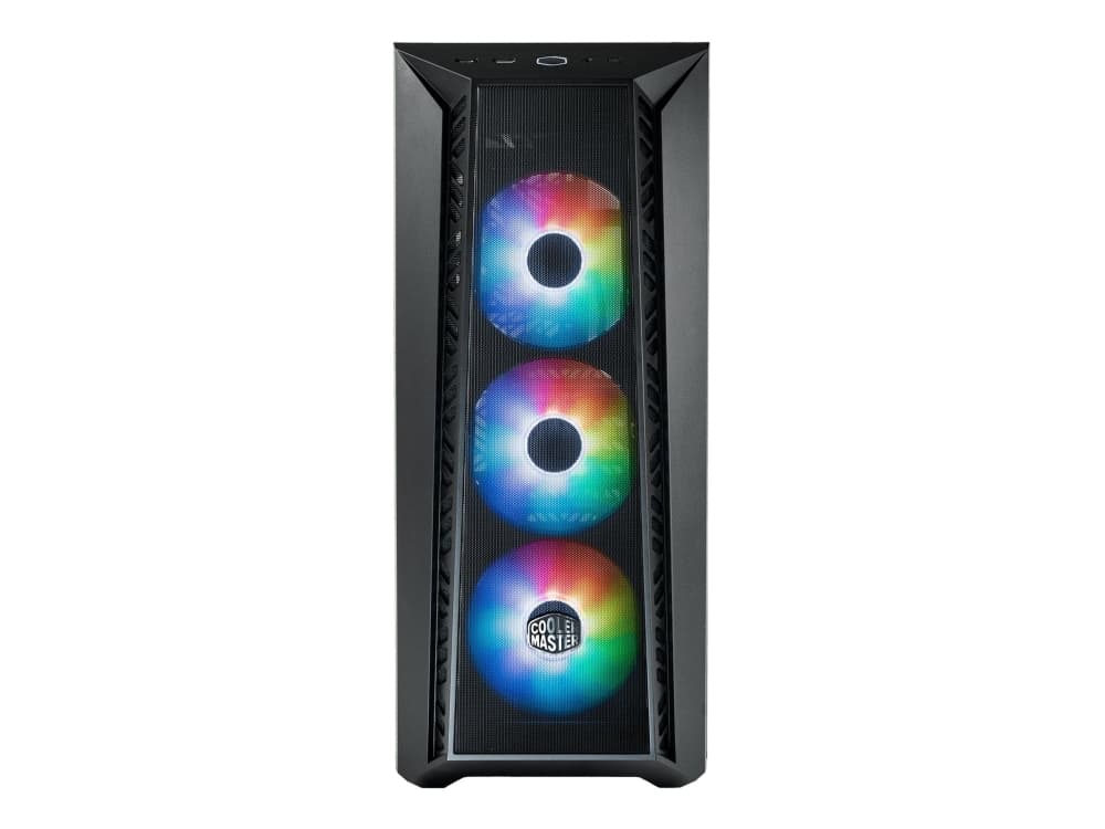 Cooler Master MasterBox 520 Mesh, Midi Tower, PC, Musta, ATX, EATX, mikro ATX, Mini-ITX, SSI CEB, ABS, Terästä, Karkaistu lasi, Multi