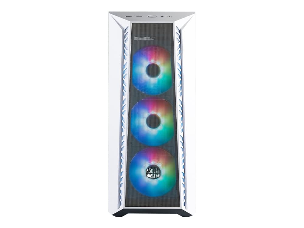 Cooler Master MasterBox 520 Mesh, Midi Tower, PC, Valkoinen, ATX, mikro ATX, SSI CEB, Mini-ITX, EATX, ABS, Karkaistu lasi, Terästä, Multi