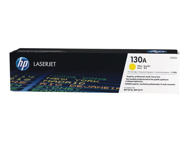 HP 130A -värikasetti, keltainen, alkuperäinen, LaserJet, 1000 sivua, Keltainen, 1 kpl