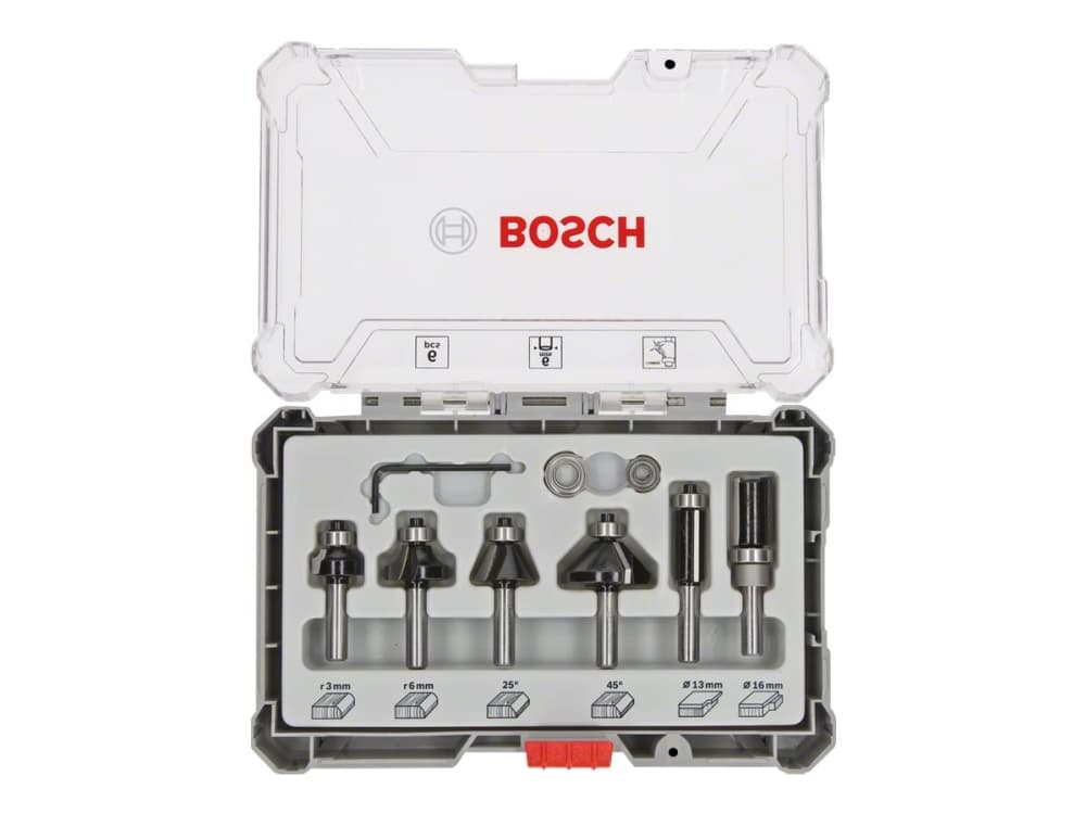 Bosch OVERFRESH SET HM BLANDET 8MM 6 PALAA