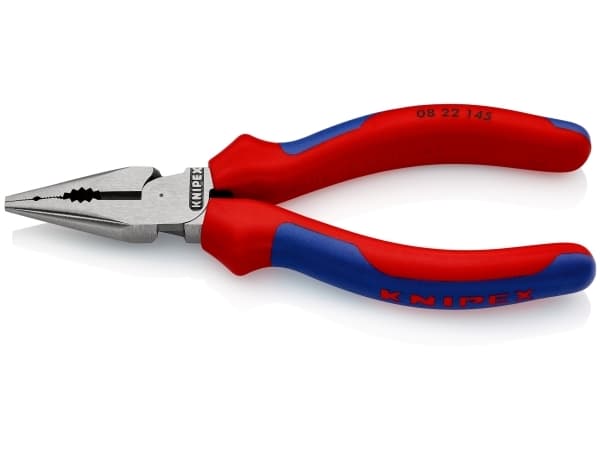 Knipex 0822145, Kärkipihdit, Metalli, Muovi, Sininen, Punainen, 145 mm, 145 g