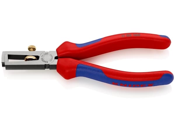KNIPEX Afisoleringstang 160mmmax. Ø5,0mm tai 10mm²ledertværsnit, med stilleskrue
