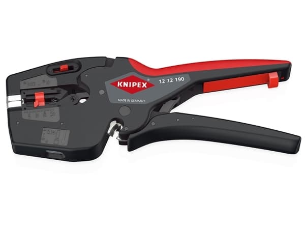 Knipex 12 72 190, Terästä, Muovi, Musta, Punainen, 110 mm, 190 mm, 17 mm