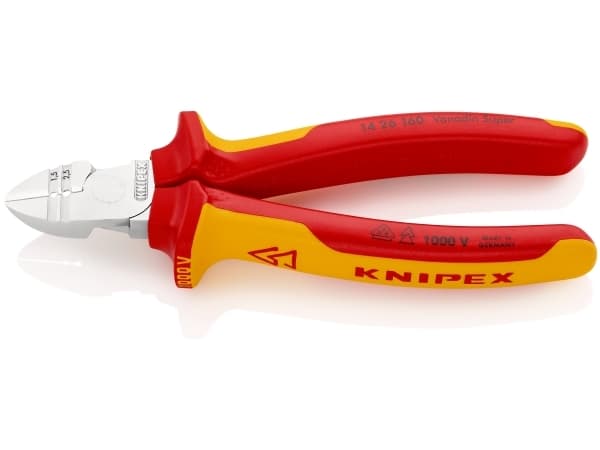 Knipex KP-1426160, Suojaava eristys, 216 g, Punainen, Keltainen