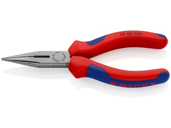 Knipex 25 02 140, Sivuleikkurit, Kromivanadiini-teräs, Muovi, Sininen, Punainen, 140 mm, 109 g