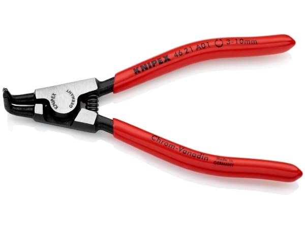 Knipex 46 21 A01, Lukkorengaspihdit, Kromivanadiini-teräs, Muovi, Punainen, 125 mm, 85 g