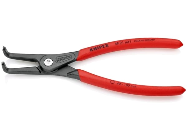Knipex 49 21 A31, Lukkorengaspihdit, Kromivanadiini-teräs, Muovi, Punainen, 210 mm, 272 g