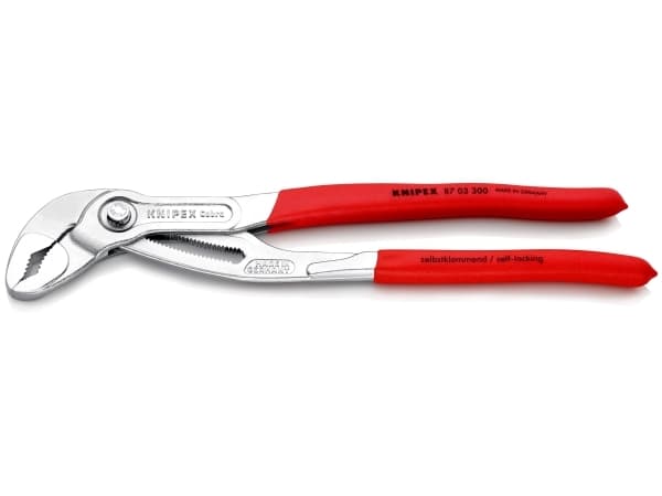 Knipex 87 03 300, Ponttipihdit, 7 cm, 6 cm, Kromivanadiini-teräs, Punainen, 300 mm