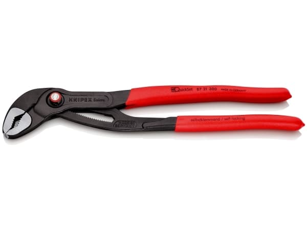 Knipex 87 21 300, Liukunivelpihdit, 7 cm, 6 cm, Kromivanadiini-teräs, Metalli, Muovi, Punainen