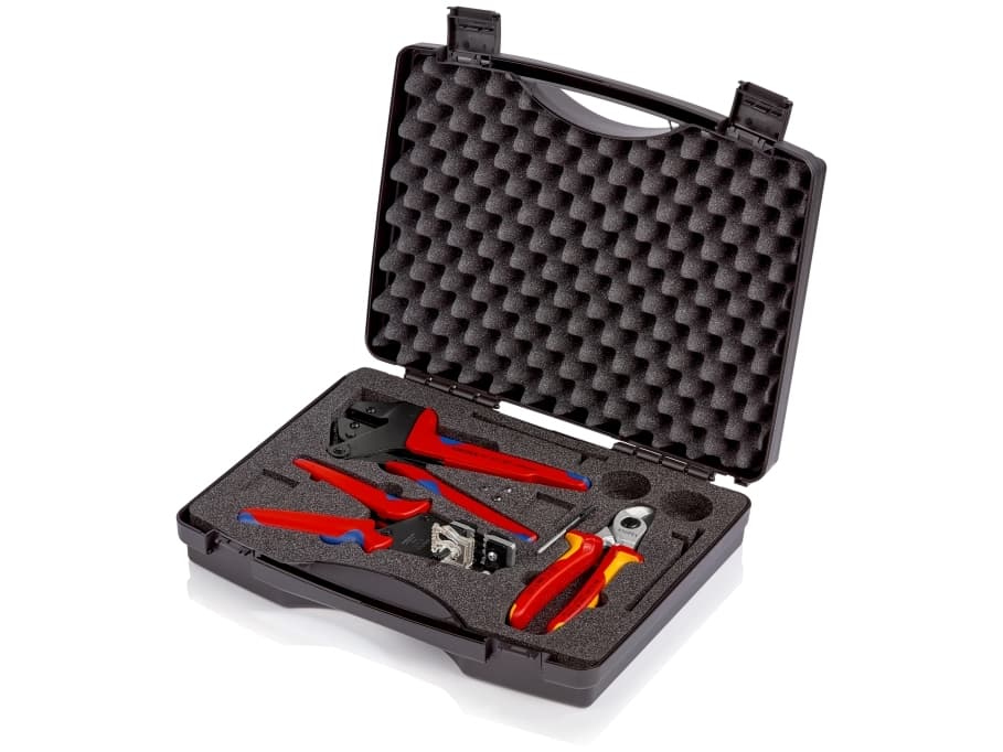 Knipex 97 91 01, Pehmeä kaapeli, Sininen, Punainen, Keltainen, Musta, 280 mm, 80 mm, 1,96 kg