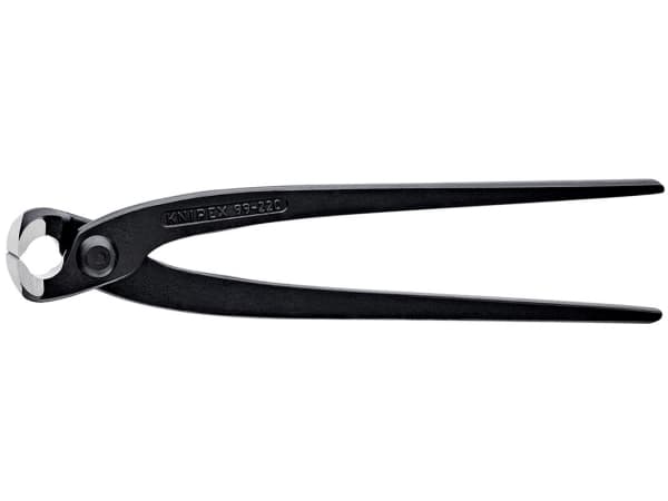 Knipex 99 00 220, Pihdit, 2,4 mm, Terästä, Musta, 220 mm, 314 g