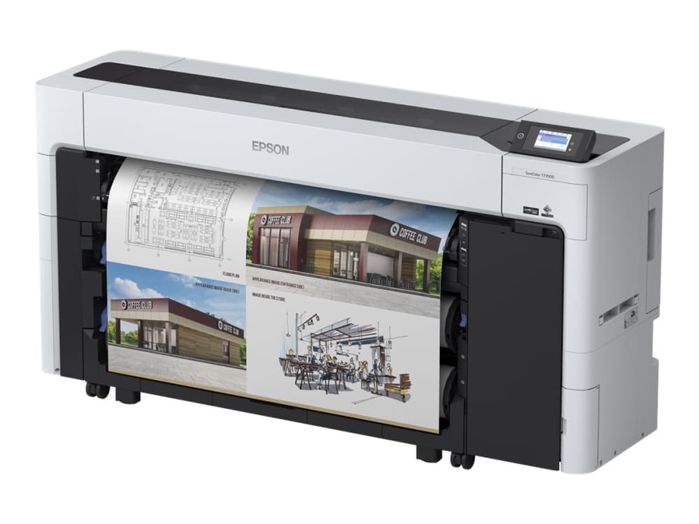 Epson SureColor SC-T7700D, Mustesuihku, 1200 x 2400 DPI, ESC/P-R, HP-GL/2, PDF 1.7, PostScript 3, Musta, Syaani, Magenta, Mattamusta, Valokuva musta, Punainen, Keltainen, 120 pph, A2 (420 x 594 mm)