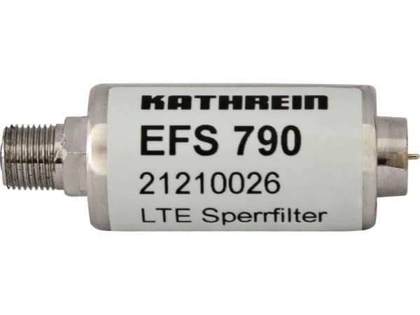 Kathrein EFS 790, 75 ohm (O), 0,822 - 1 GHz, Sølv, F/F