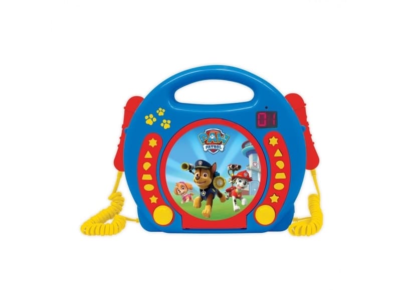 Lexibook RCDK100PA CD-soitin Paw Patrol - AM/FM radio - 2x mikrofoni kuulokeliitäntä - Top Loader (RCDK100PA)
