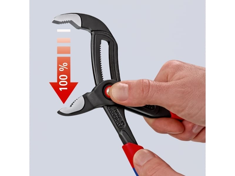 KNIPEX vesipumppupihdit Cobra QuickSet harmaa atramentoitu 250 mm