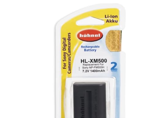 Hahnel HL-XM500, 1500 mAh, 7,2 V, litium-ioni (Li-Ion)