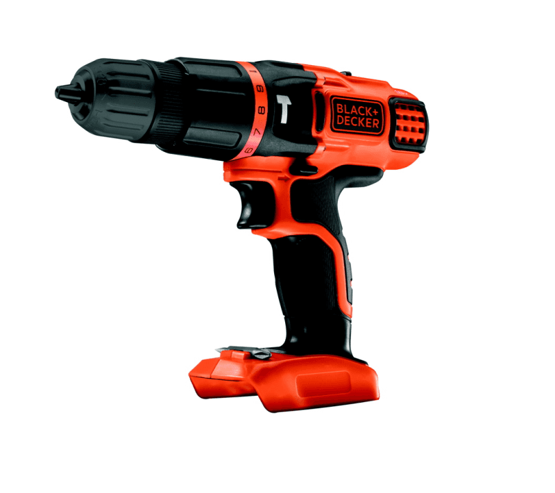 Black & Decker BDCH188N-XJ, Pistooliporakone, Musta, Oranssi, 1 cm, 1350 RPM, 2,5 cm, 1 cm