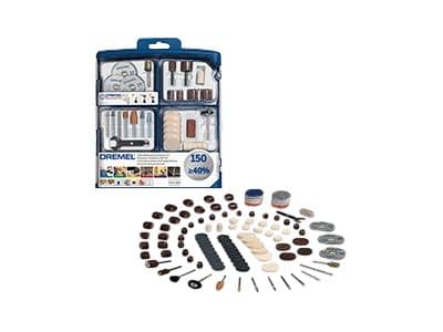 Dremel 2615S724JA, Lisätarvikepakkaus, Keraaminen, Lasi, Metalli, Muovi, Puu, Dremel, 150 kpl, Kupla