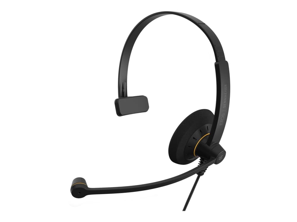 EPOS I SENNHEISER IMPACT SC 30 USB ML - Kuulokkeet - på øret - kabling - USB - sort med orange farvehighlights