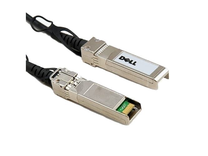 Dell - Suoraliitoskaapeli - SFP+ (uros) - SFP+ (uros) - 7 m - kaksiakselinen - verkkojärjestelmiin C1048, C7004, S5000, S6010 PowerEdge FX2, T330, VRTX verkkojärjestelmiin S4048, X1052