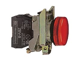 Schneider Electric XB4BVM4, Punainen, IP66, CSA, 230-240 V, 2,2 cm