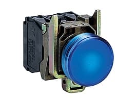 Schneider Electric XB4BVB6, Sininen, IP66, CSA, 24 V, 2,2 cm